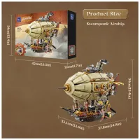 Конструктор Pantasy Original Дирижабль Steampunk (85021) - 7