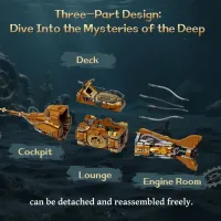 Конструктор Pantasy Steampunk- Наутілус (85029) - 4