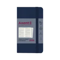 Тижневик Axent датований 2026 Pocket Strong 90х150, синій (8508-26-02-A) - Зображення 2