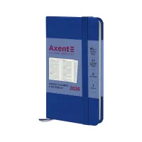 Тижневик Axent датований 2026 Pocket Strong 90х150, класичний синій (8508-26-38-A) - Изображение 1