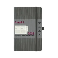 Тижневик Axent датований 2026 Partner Lines 125х195, сірий (8515-26-03-A) - Зображення 2