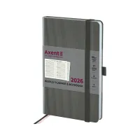 Тижневик Axent датований 2026 Partner Lines 125х195, сірий (8515-26-03-A) - Зображення 1