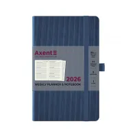 Тижневик Axent датований 2026 Partner Lines 125х195, блакитний (8515-26-48-A) - Зображення 2