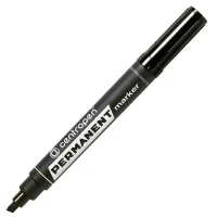 Маркер Centropen Permanent 8576 1-4,6 мм, chisel tip, black (8576/01) - Зображення 1