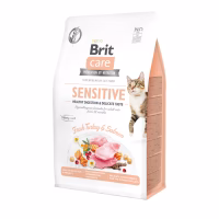 Сухий корм для кішок Brit Care Cat GF Sensitive HDigestion and Delicate Taste 400 г (8595602540716) - Image 1
