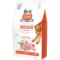 Сухий корм для кішок Brit Care Cat GF Indoor Anti-stress 2 кг (8595602540853) - 1