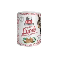 Ласощі для котів Brit Care Superfruits Lamb 100 г - ягня (8595602555697) - 1