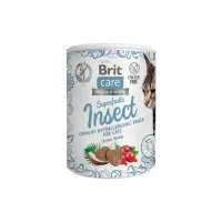 Ласощі для котів Brit Care Superfruits Insect 100 г - комахи (8595602555703) - 1