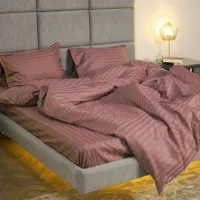 Постільна білизна Tiare 86 Сатин Страйп Кольоровий полуторний (86_Stripe_pl) - Зображення 2