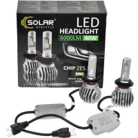 Автолампа SOLAR H7 CANBUS 12/24V 6500K 6000Lm 50W Cree Chip 1860 (8607) - 5