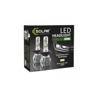Автолампа SOLAR H7 CANBUS 12/24V 6500K 6000Lm 50W Cree Chip 1860 (8607) - 7