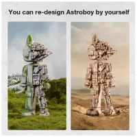 Конструктор Pantasy Astro Boy: Чисто біла версія (86206) - 10