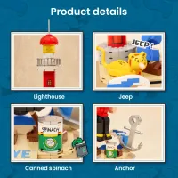 Конструктор Pantasy Popeye Папай з Оливою (86401) - 5