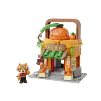 Конструктор Pantasy Kung Fu Panda Кунгфу Панда Міні Вид на вулицю - Фруктова крамниця Тигриці (86508) - 1