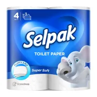Туалетний папір Selpak 3 шари 4 рулони (8690530204492) - 1