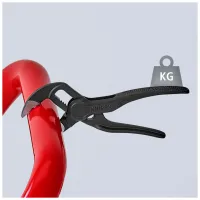 Кліщі KNIPEX COBRA XS переставні з фіксатором, 28 мм (1"), под ключ 24 мм, L-100 мм, Cr-V (87 00 100) - Зображення 7