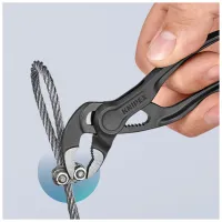 Кліщі KNIPEX COBRA XS переставні з фіксатором, 28 мм (1"), под ключ 24 мм, L-100 мм, Cr-V (87 00 100) - Зображення 9