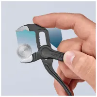 Кліщі KNIPEX COBRA XS переставні з фіксатором, 28 мм (1"), под ключ 24 мм, L-100 мм, Cr-V (87 00 100) - Зображення 10