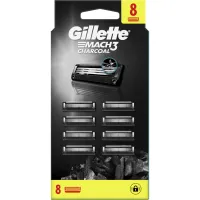 Змінні касети Gillette Mach3 Charcoal Деревне вугілля 8 шт. (8700216085472) - 2