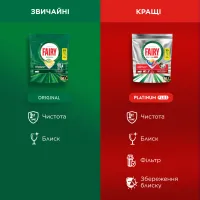 Таблетки для посудомийних машин Fairy Platinum Plus All in One Lemon 25 шт. (8700216236386) - Зображення 5