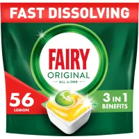 Таблетки для посудомийних машин Fairy Original All in One Lemon 56 шт. (8700216237352) - 1