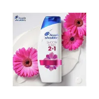 Шампунь Head & Shoulders 2 в 1 Проти лупи Гладеньке та шовковисте 330 мл (8700216304856) - 7