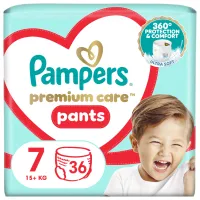 Підгузки Pampers Premium Care Pants Трусики Розмір 7 (15+ кг) 36 шт. (8700216339001) - 1