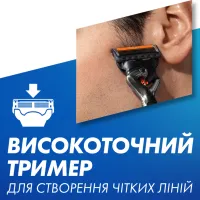 Набір косметики Gillette Бритва ProGlide з 1 змінним лезом + Гель для гоління Fusion5 200 мл + Підставка + Косметичка (8700216534420) - Зображення 7