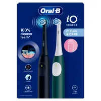 Електрична зубна щітка Oral-B Series 2 iOS2d.2ZZ9.0 Black+Green (2) (8700216611909) - Зображення 2