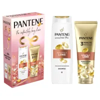 Набір косметики Pantene Pro-V Infinitely Long Шампунь 400 мл + Бальзам-ополіскувач 220 мл (8700216614870) - 1