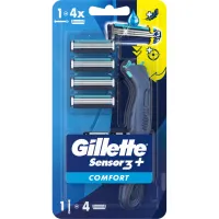 Бритва Gillette Sensor 3+ з 4 змінними картриджами (8700216639484) - 1