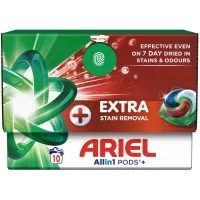 Капсули для прання Ariel Pods+ All-in-1 Extra Stain Removal Екстрасила виведення плям 10 шт. (8700216764704) - 2