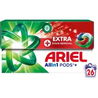 Капсули для прання Ariel Pods+ All-in-1 Extra Stain Removal Екстрасила виведення плям 26 шт. (8700216765305) - 2
