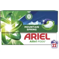 Капсули для прання Ariel Pods All-in-1 Гірське джерело 22 шт. (8700216765466) - 2