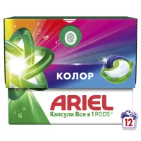 Капсули для прання Ariel Pods All-in-1 Color Для кольорового 12 шт. (8700216766197) - Зображення 1