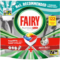 Таблетки для посудомийних машин Fairy Platinum Plus All in One Lemon 122 шт. (8700216859974) - Image 1