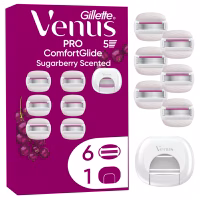 Змінні касети Gillette Venus PRO ComfortGlide Sugarberry Scented 6 шт. + Чохол (8700216969253) - Image 1