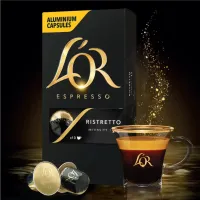 Кава L'OR Espresso Ristretto 100% Арабіка в капсулах 10 шт (8711000891643) - 4