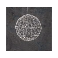 Украшение декоративное Luca Lighting Шар Серебряный D25 см 30 led (8718861660951) - Image 1