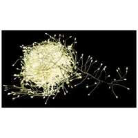 Гірлянда Luca Lighting кластер Мідна срібна струна теплий білий 14 м (8718861852837) - 3