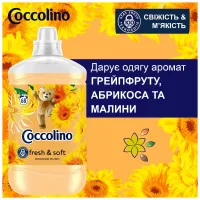 Кондиціонер для білизни Coccolino Fresh & Soft Orange Rush 1.7 л (8720181410659) - 4