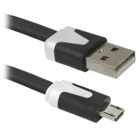 Дата кабель USB 2.0 AM to Micro 5P 1.0m Defender (87475) - 1