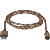 Дата кабель USB 2.0 AM to Micro 5P 1.0m USB08-03T gold Defender (87800) - 2