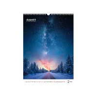 Календар Axent настінний А3 2026 р. Landscapes (8804-26-1-A) - Изображение 3