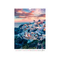 Календар Axent настінний А3 2026 р. Landscapes (8804-26-1-A) - Изображение 8