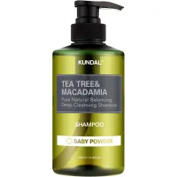 Шампунь Kundal Tea Tree & Macadamia Deep Cleansing Shampoo Baby Powder 500 мл (8809693252787) - 1