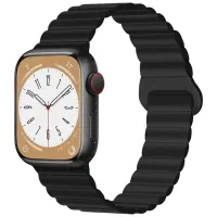 Ремінець до смарт-годинника Drobak Silicone Magnetic Link для Apple Watch All Series Ultra 2 49/45/44/42mm Dark black (898929) - Изображение 1