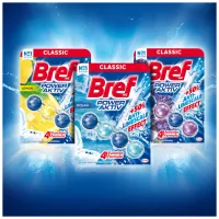 Туалетний блок Bref Сила Актив Океанська Свіжість 3x50 г (9000100753494/9000100753401) - 6