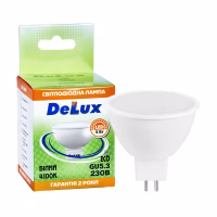 Лампочка Delux JCDR 5Вт 4100K 220В GU5.3 (90001293) - Image 2