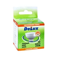 Лампочка Delux JCDR 5Вт 6000K 220В GU5.3 (90001294) - Зображення 2